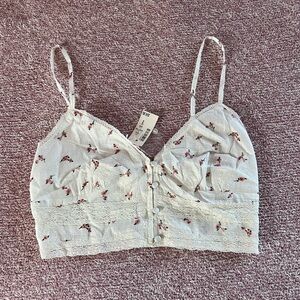 NWT Aeropostale Summer Crop Floral Top